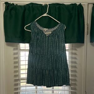 Wonderly Teal and White Striped Tank Top